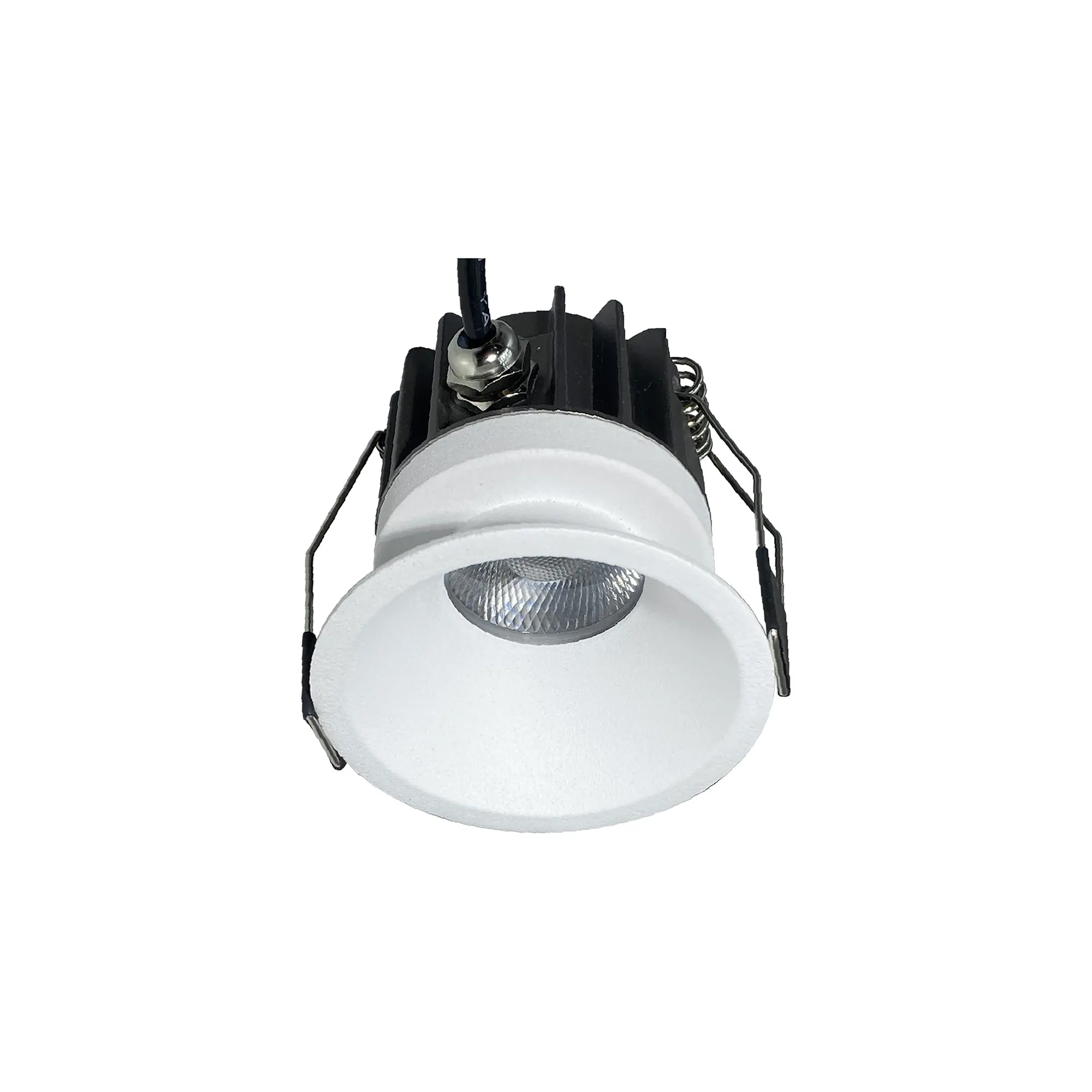 M8764  Rombok Downlight 8W LED, CCT Switchable, Cut Out: 55mm, 720lm, 36° Deg, IP65 DRIVER INC., White